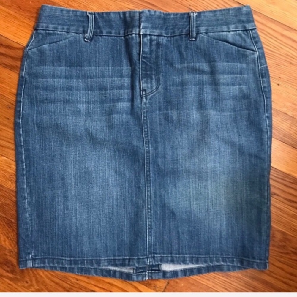 Old Navy Denim Pencil Skirt Sz 10
